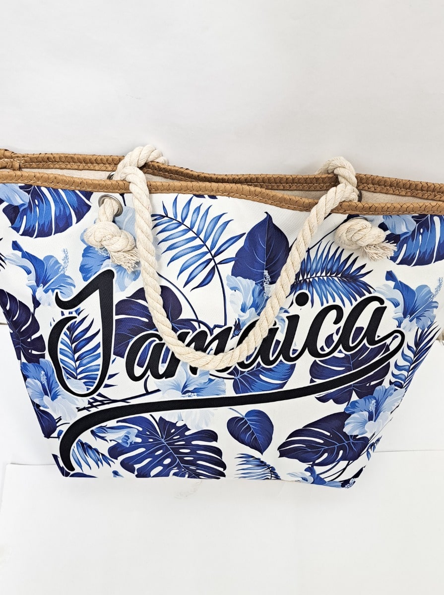 Jamaica Blue Nature Beach Bag - 876 Worldwide