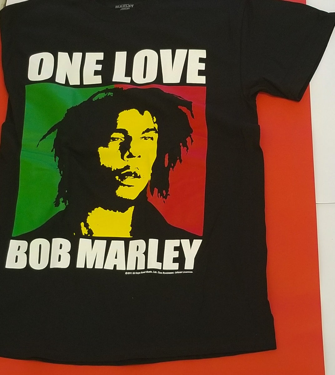 Bob Marley Signature 'One Love' Men's T-Shirt - 876 Worldwide