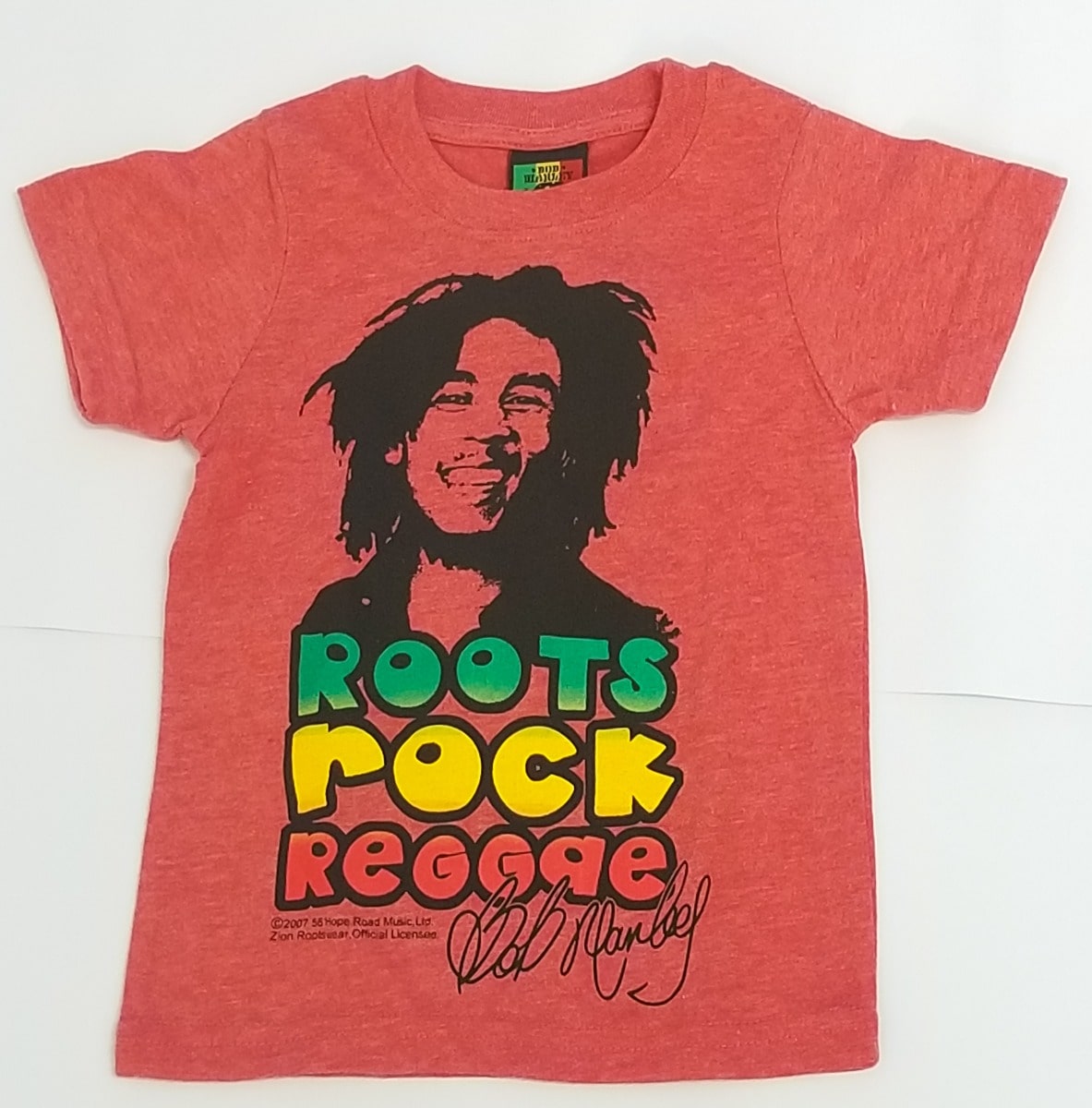 Bob Marley 'Roots, Rock, Reggae' Kid's T-Shirt - 876 Worldwide