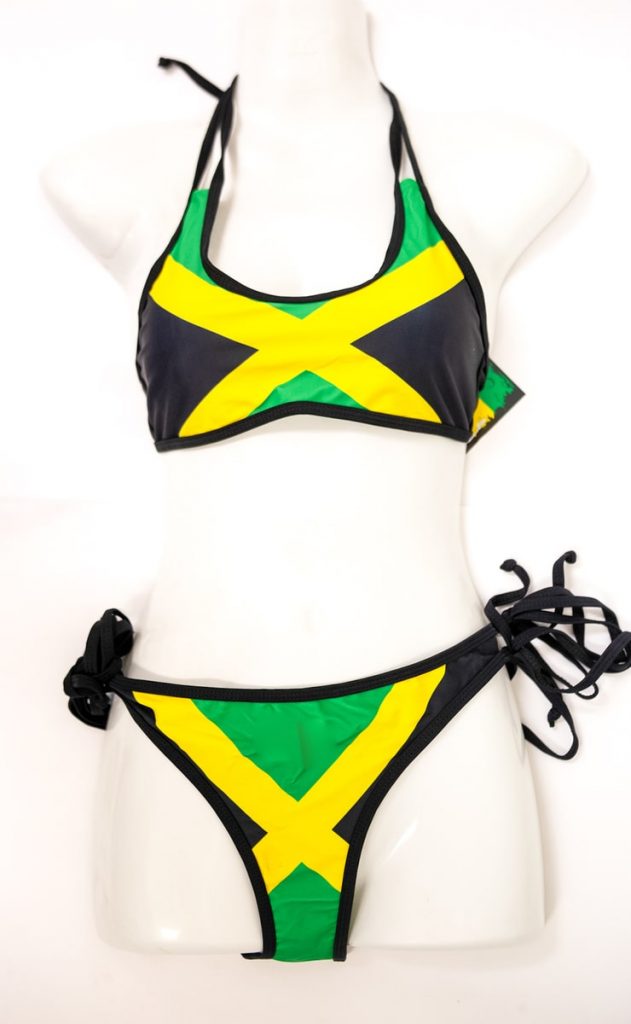 Jamaican White Flag Bikini Worldwide