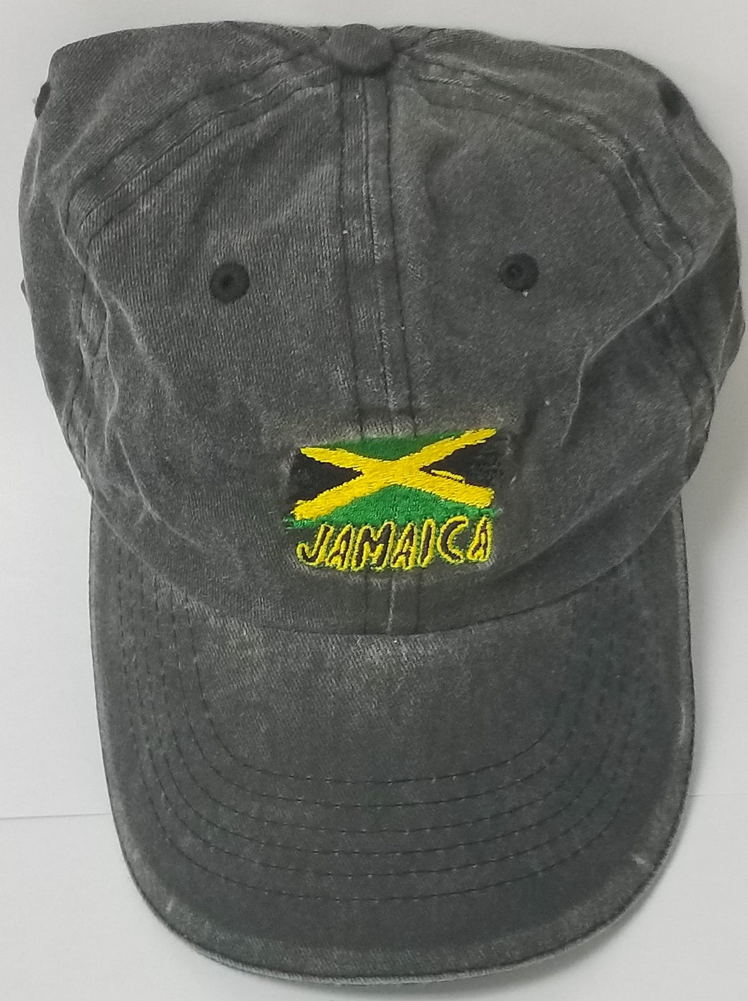 Jamaica Flag Embroidered Adjustable Baseball Cap