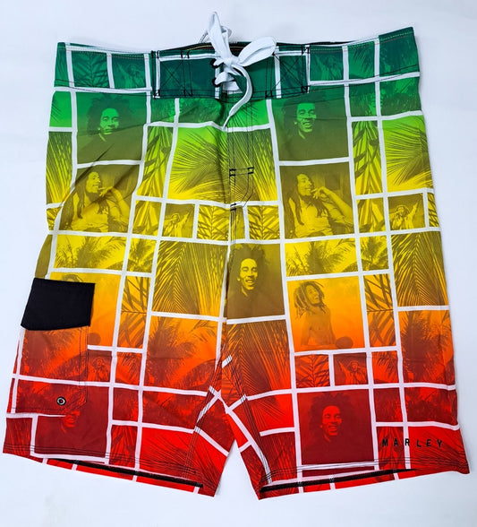 Bob Marley Legend Picturesque Board Shorts - 876 Worldwide