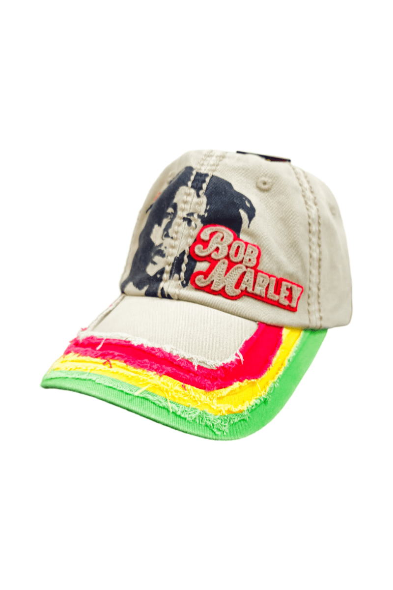 Bob Marley Reggae Ripped Edges Cap