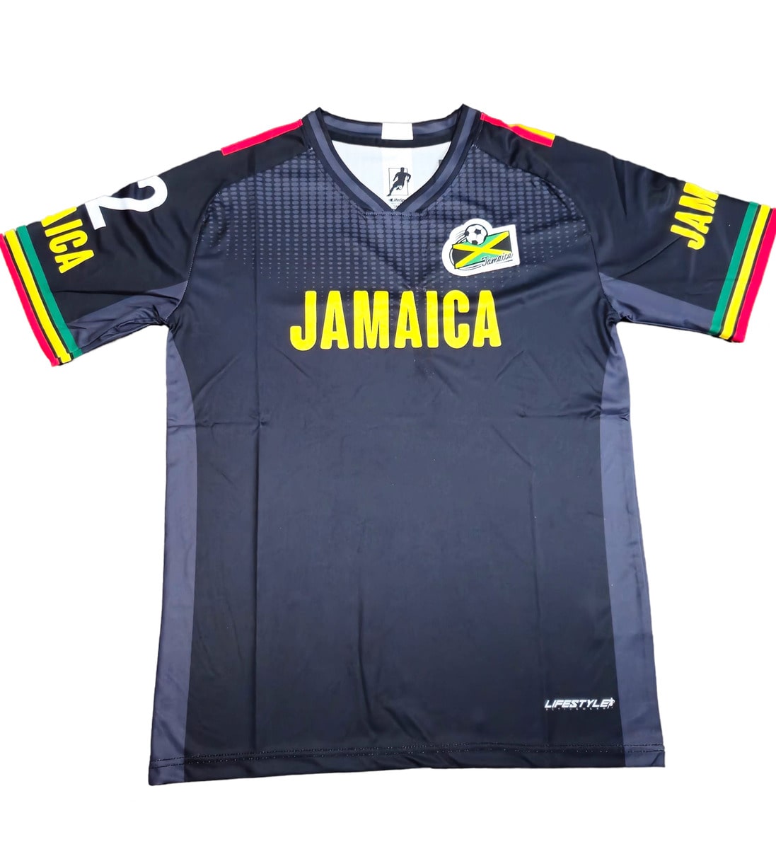 Jamaica Black 62 Reggae Accent Jersey