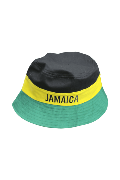 Jamaica Colors Striped Bucket Hat - 876 Worldwide