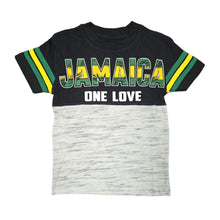 Load image into Gallery viewer, Jamaica Flag Palm One Love Kid&#39;s T-Shirt
