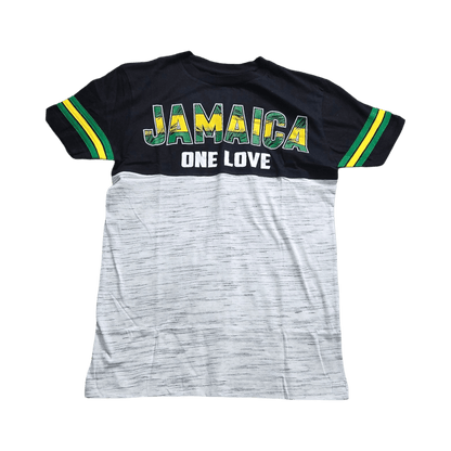 Jamaica Flag Palm One Love T-Shirt - 876 Worldwide