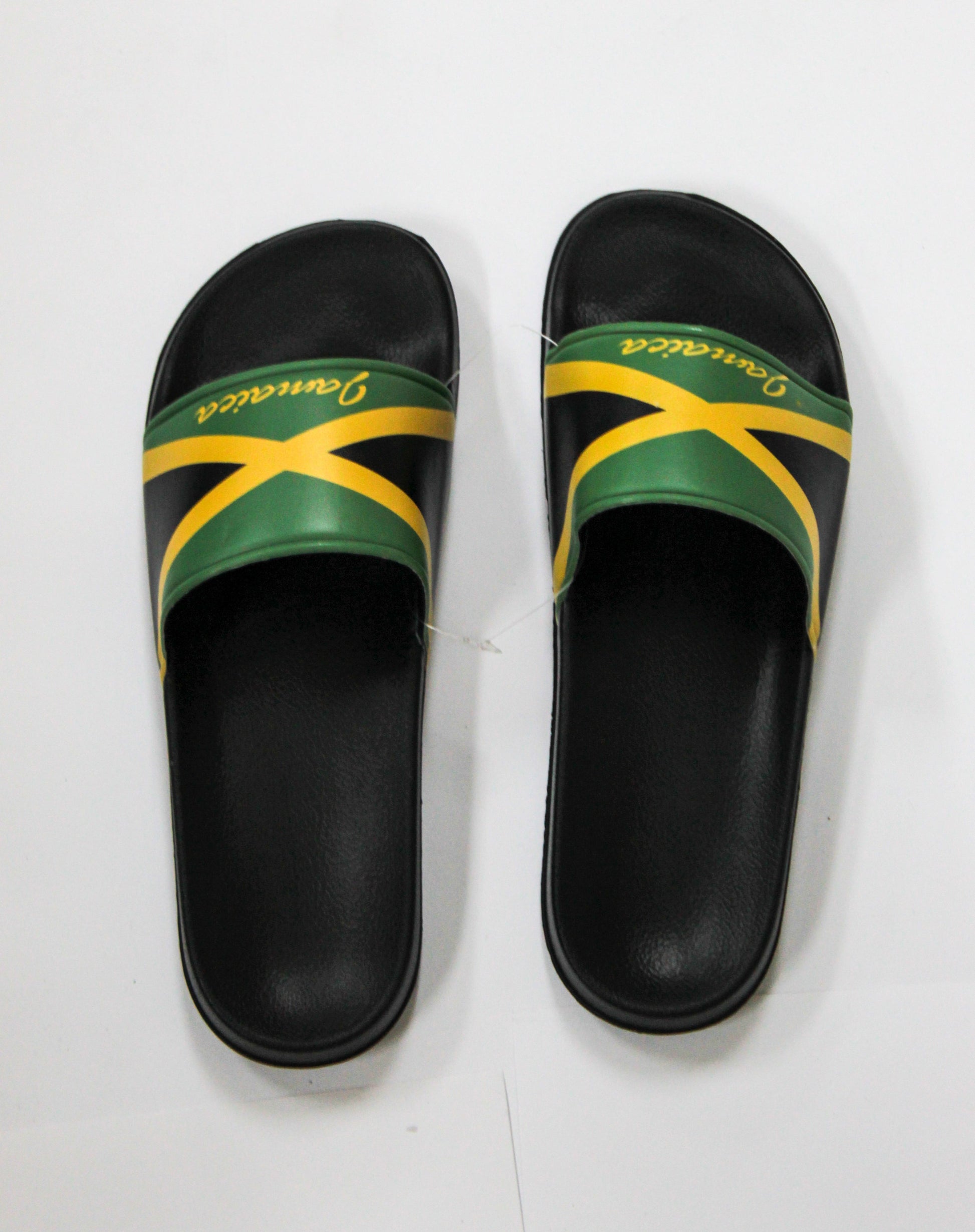 Jamaica Flag Slider Slippers - 876 Worldwide