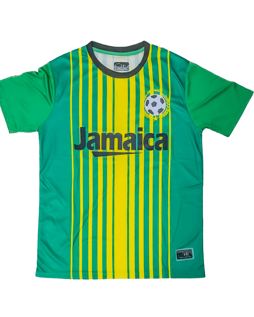 Jamaica Gold Stripe Soccer Jersey