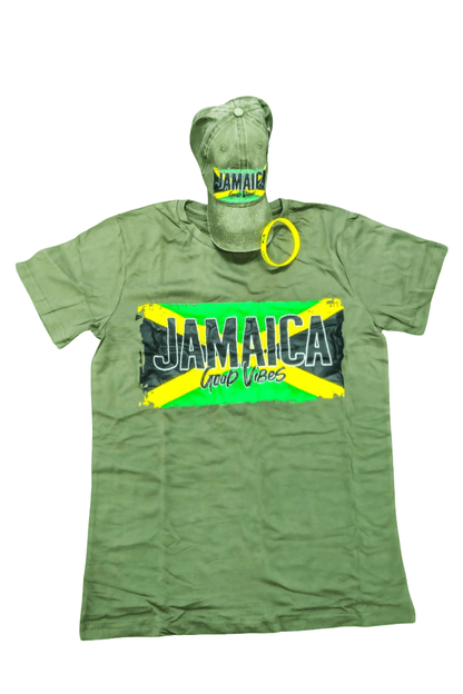 Jamaica Good Vibes T-Shirt Combo