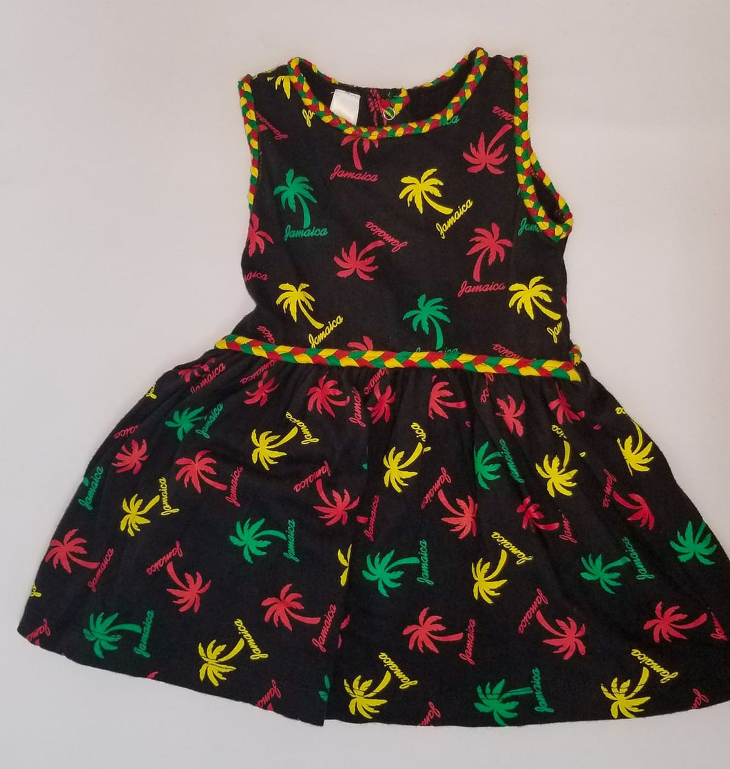 Jamaica Island Palm Infant Dress