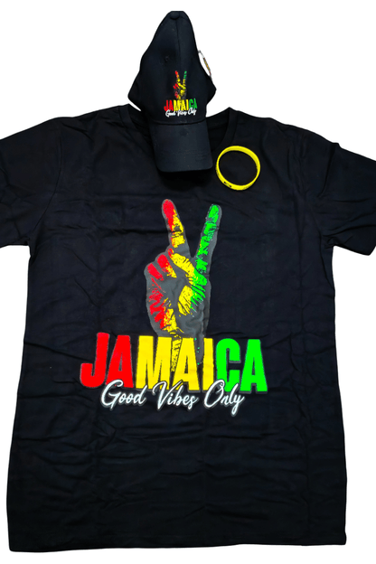 Jamaica Reggae Peace T-Shirt Combo
