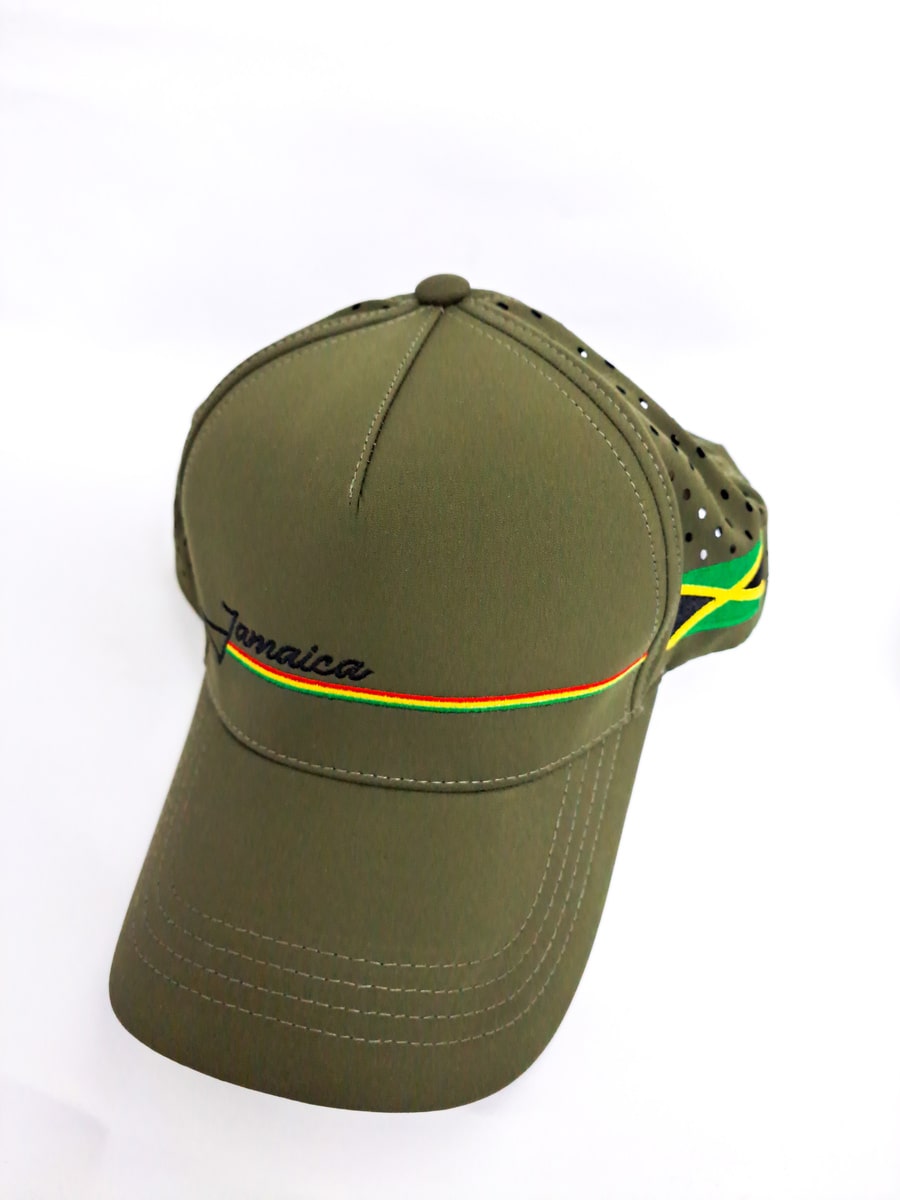 Jamaica Reggae Striped Trucker Cap - 876 Worldwide