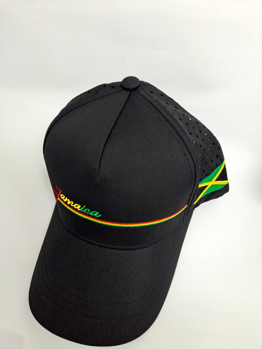 Jamaica Reggae Striped Trucker Cap