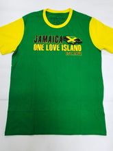 Load image into Gallery viewer, Jamaica &#39;One Love Island&#39; Embroidered T-Shirt
