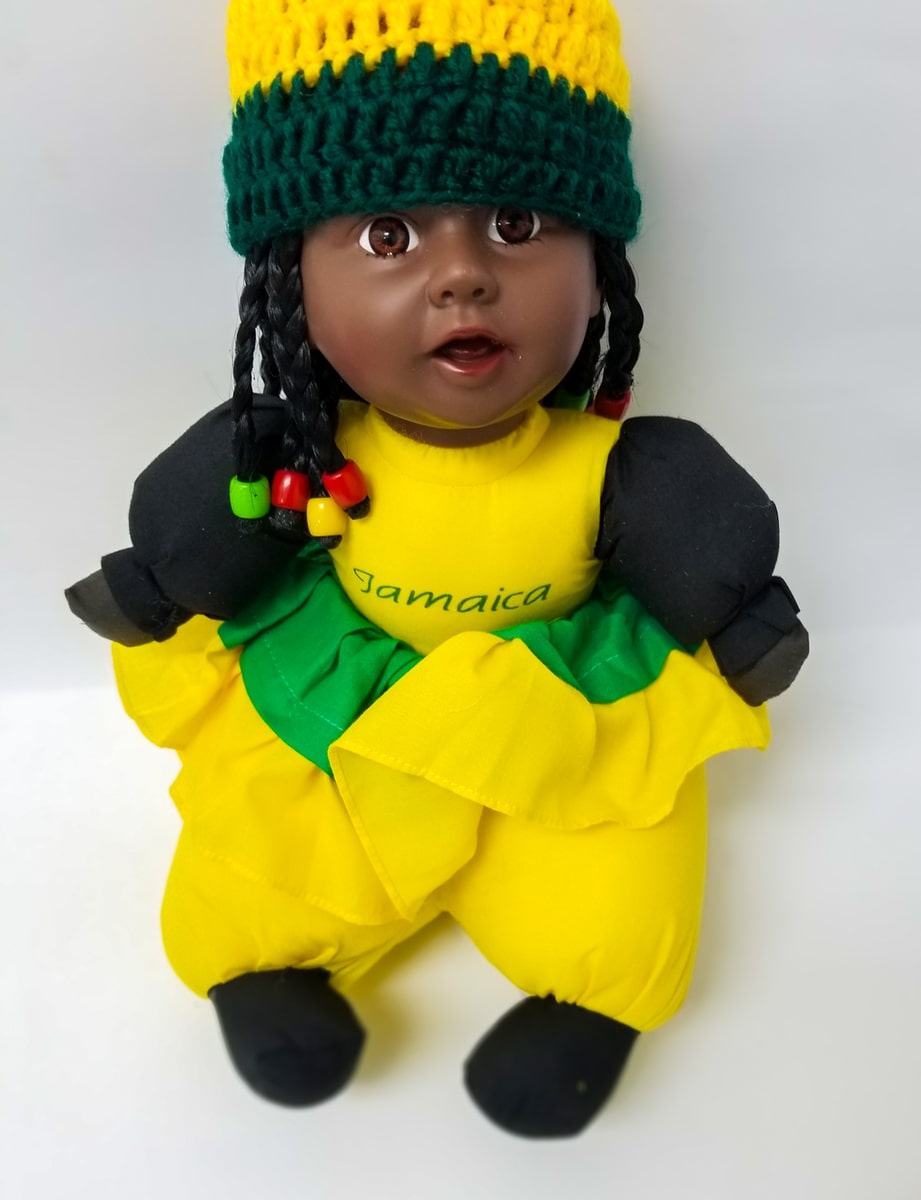 Jamaican Ebony Newborn Doll