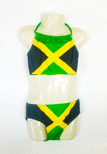 Load image into Gallery viewer, Jamaican Flag Kid&#39;s Bikini Swimsuit
