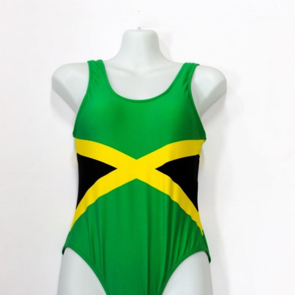 Jamaican Flag One-Piece Swimsuit