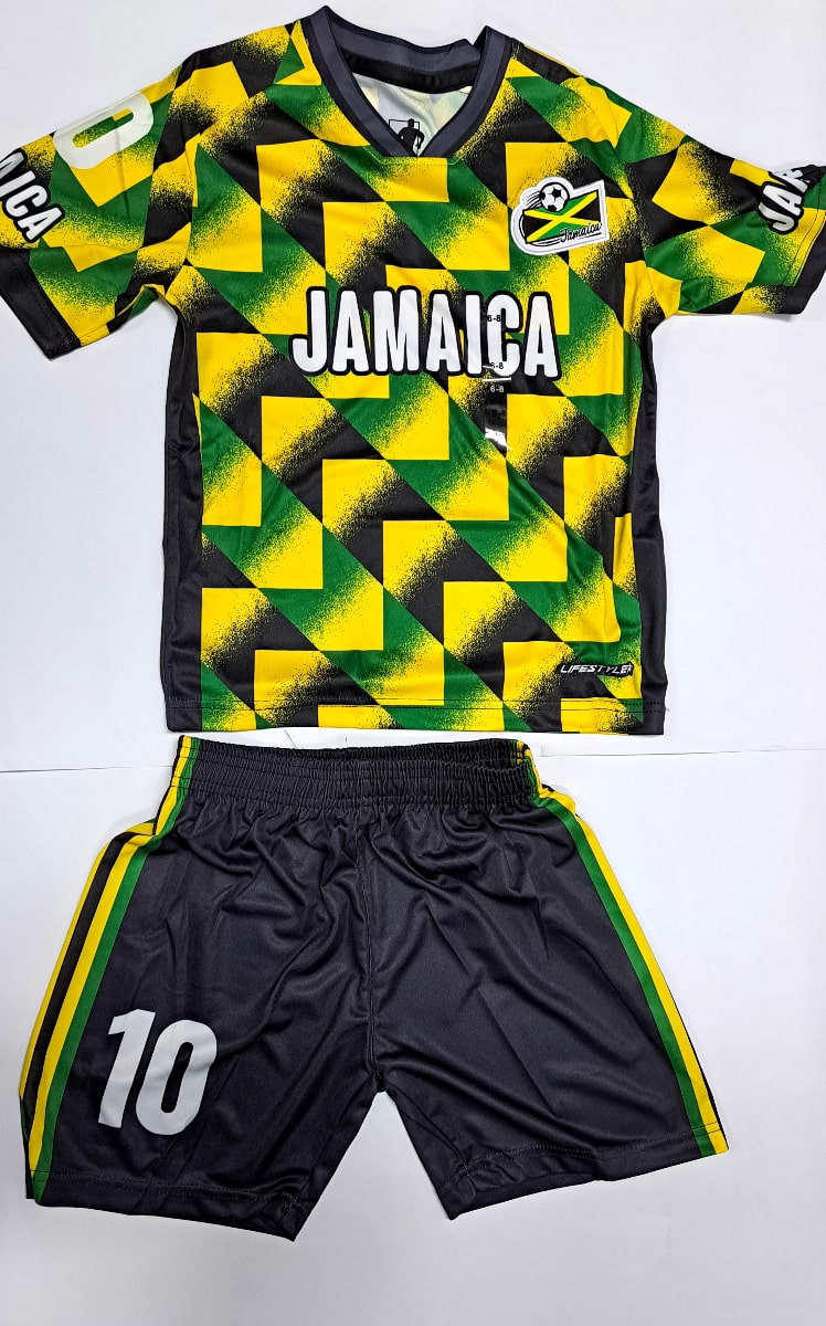 Jamaican Kid's Arsenal Soccer Jersey Set