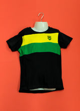 Load image into Gallery viewer, Jamaican Stripe Embroidered Kid&#39;s T-Shirt
