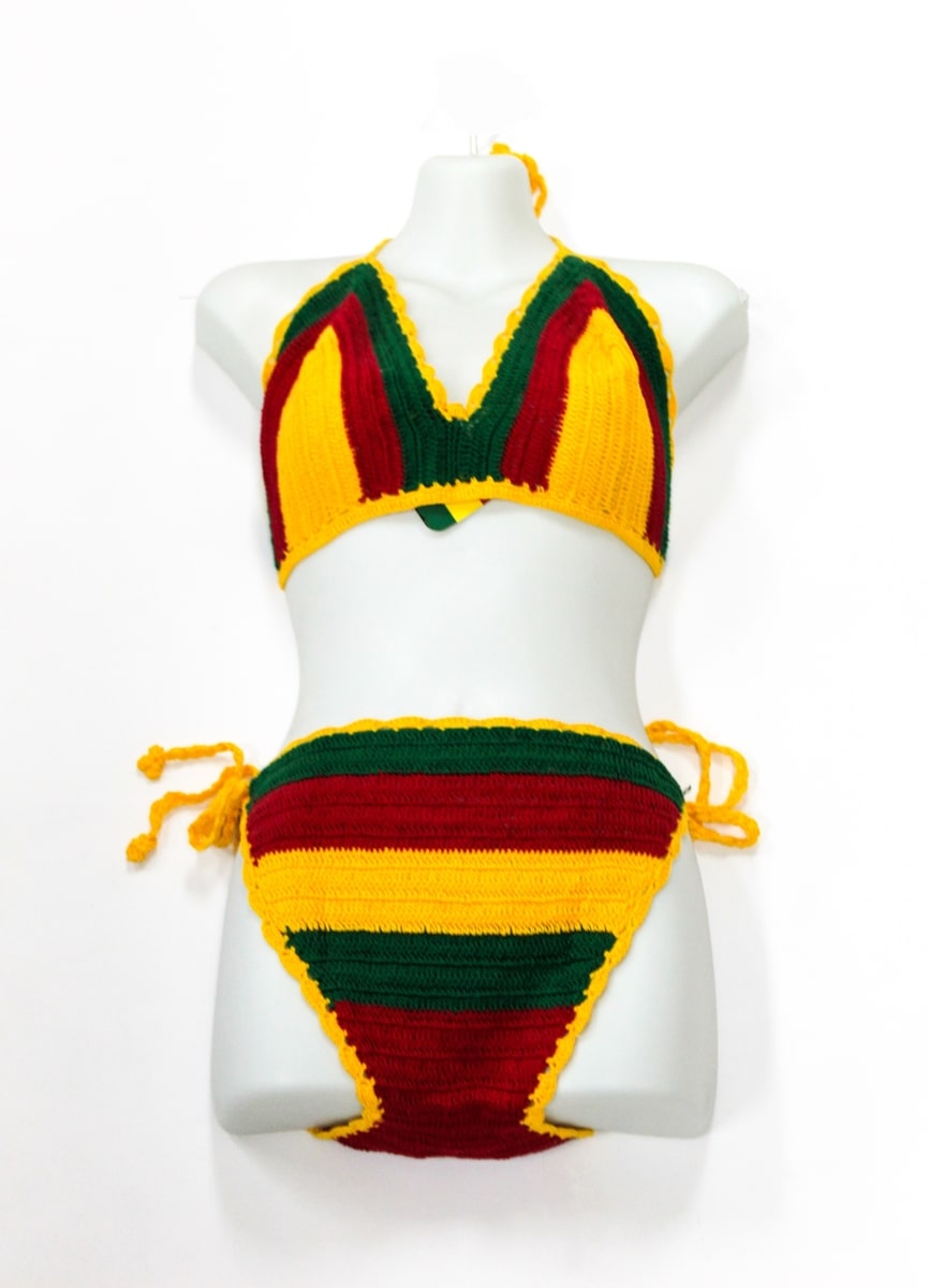 Reggae/Rasta Crochet Bikini - 876 Worldwide