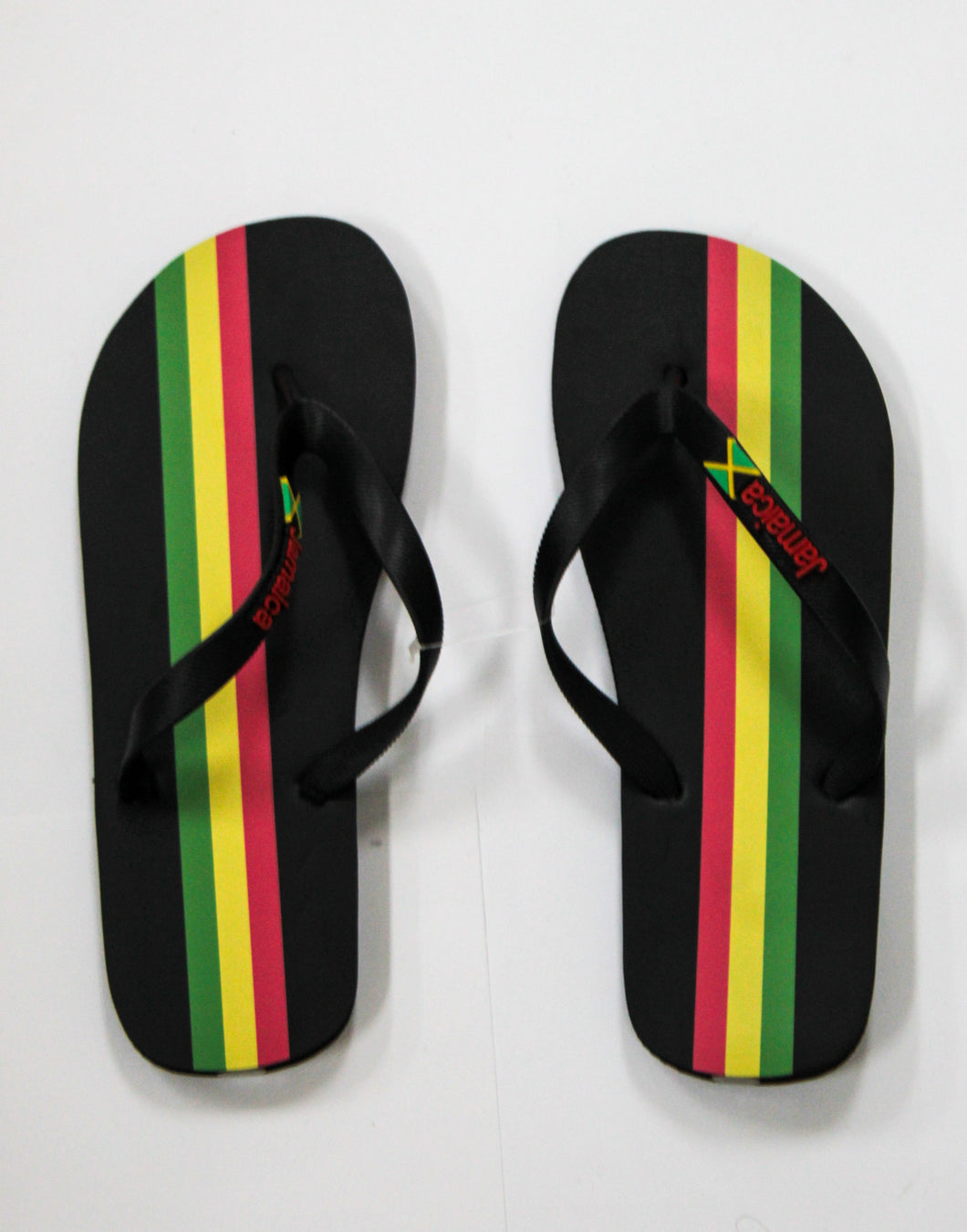 Reggae/Rasta Flag Flip Flops - 876 Worldwide