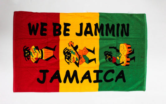 Reggae/Rasta 'We Be Jammin' Towel