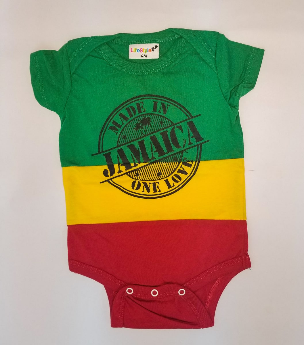 Reggae/Rasta 'Made in Jamaica' Infant Onesie