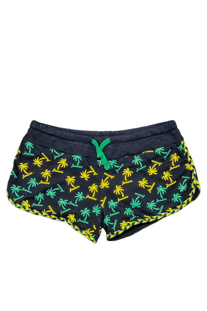 Jamaica Island Palm Braid Border Shorts