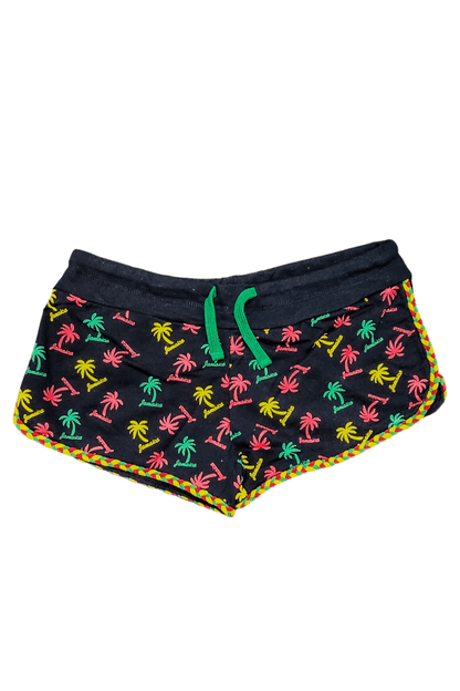 Jamaica Island Palm Braid Border Shorts