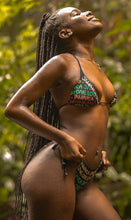 Load image into Gallery viewer, Jamaica &#39;One Love&#39; Monogram Print Bikini
