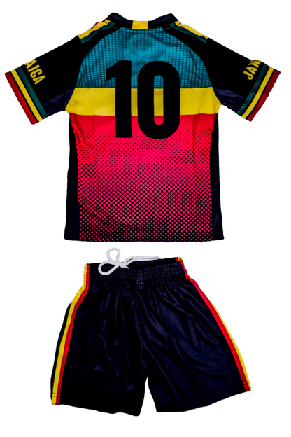 Jamaican Kid's Reggae Soccer Jersey Set