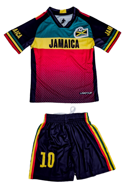 Jamaican Kid's Reggae Soccer Jersey Set