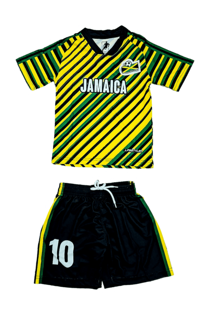Jamaican Kid's Warrior Soccer Jersey Set