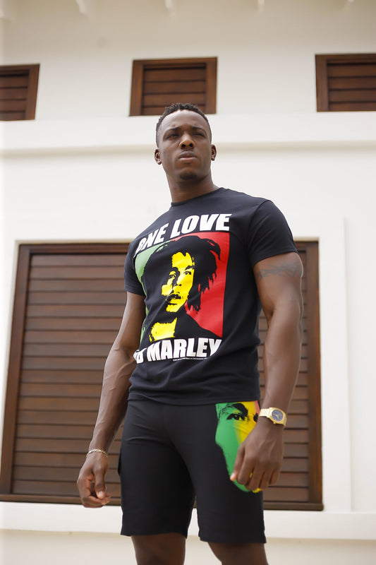 Bob Marley Signature 'One Love' Men's T-Shirt - 876 Worldwide