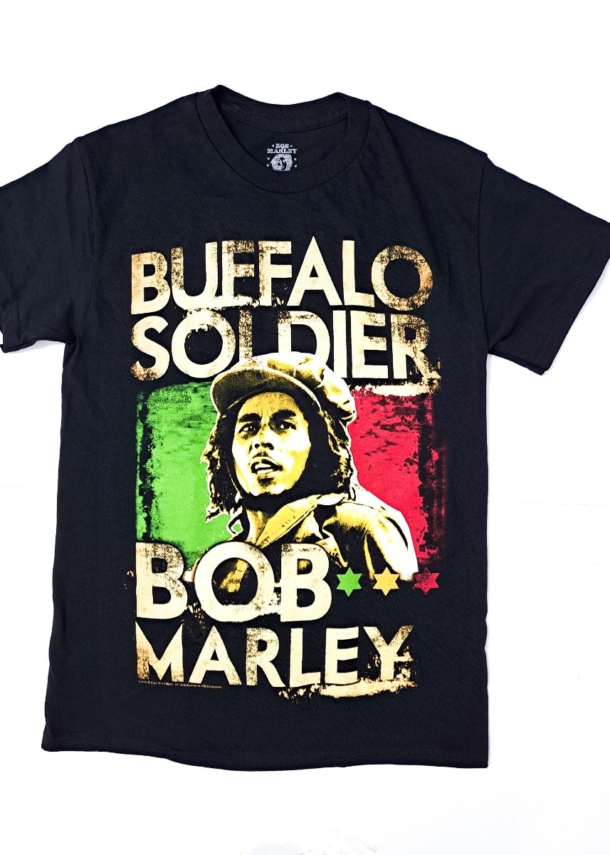 Bob Marley Buffalo Soldier T-Shirt - 876 Worldwide