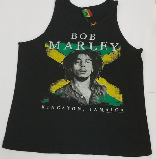 Bob Marley Jamaican Flag Kingston Tank Top - 876 Worldwide