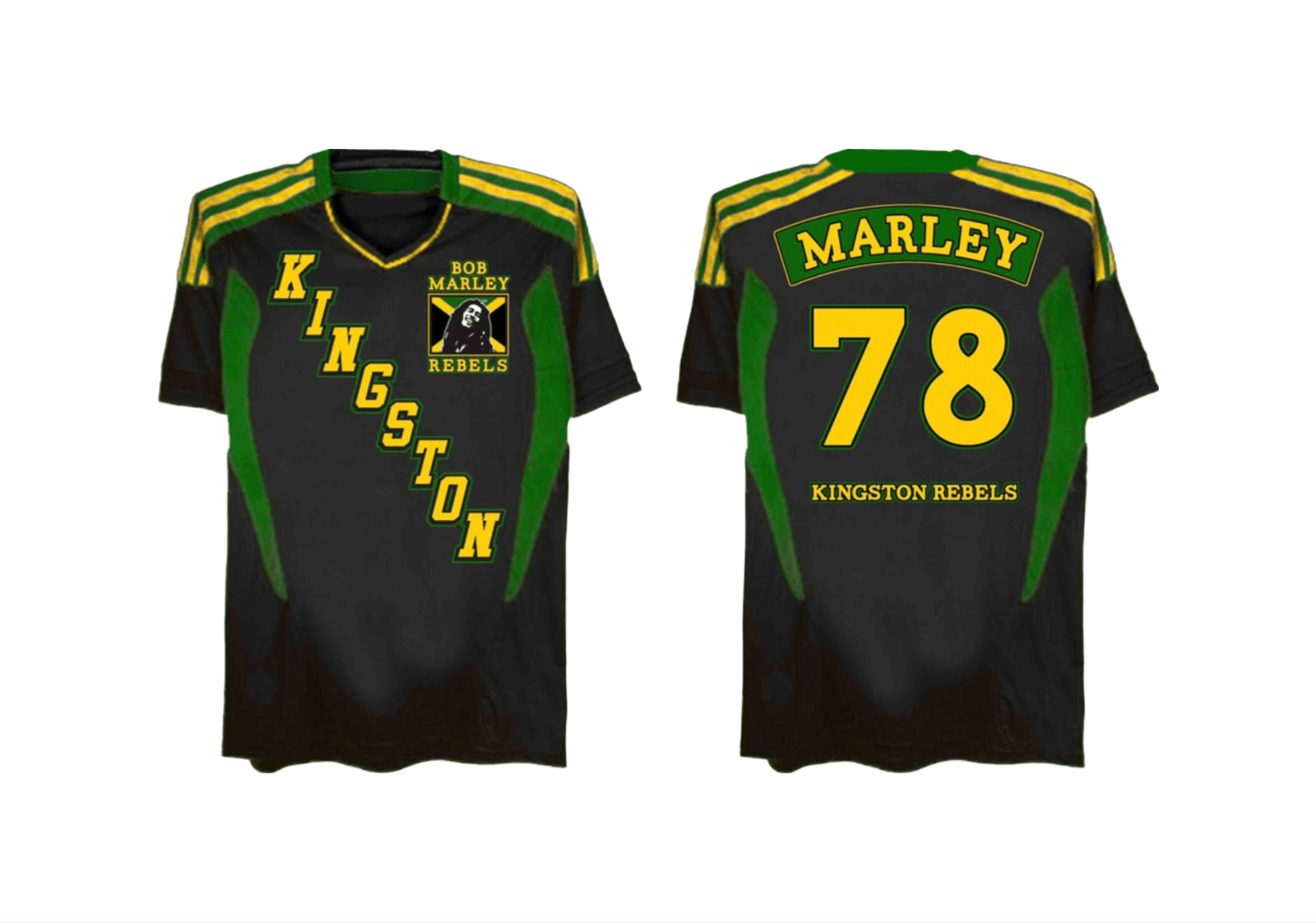 Bob Marley Kingston Rebels 78 Jersey - 876 Worldwide