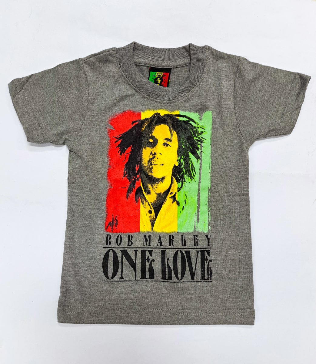 Bob Marley Staring One Love Kids T-Shirt - 876 Worldwide