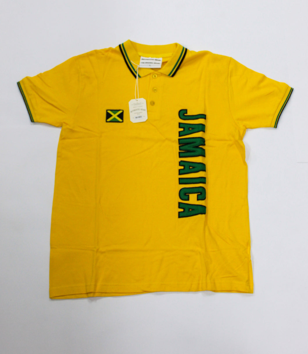 Jamaica Block Embroidered Polo - 876 Worldwide