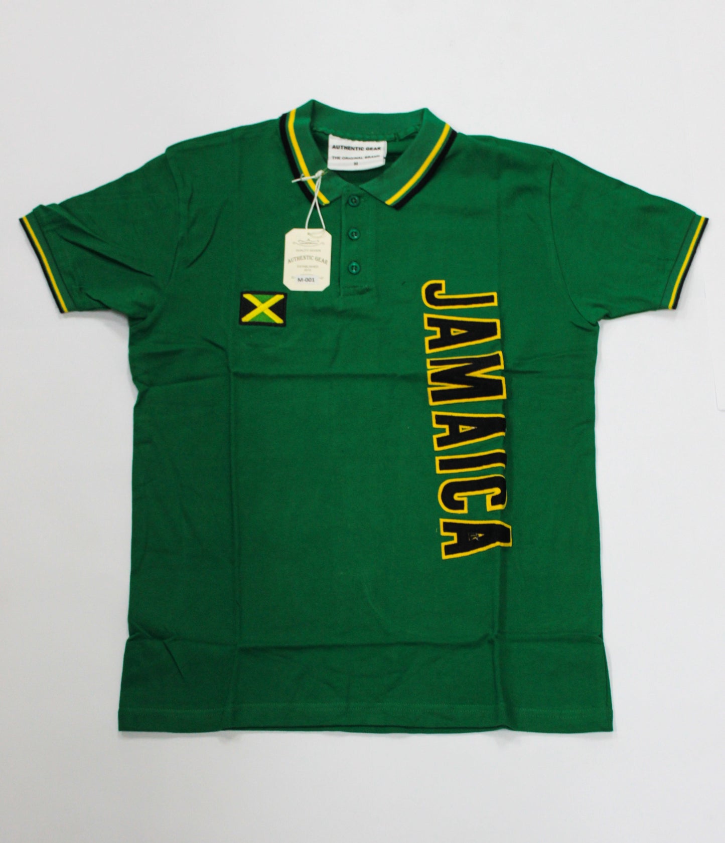 Jamaica Block Embroidered Polo - 876 Worldwide