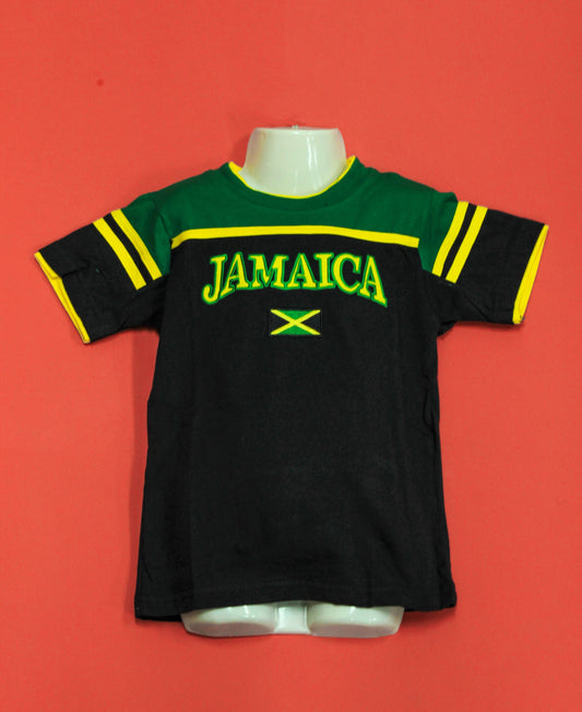 Jamaica Embroidered Kid's T-Shirt - 876 Worldwide