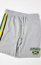 Load image into Gallery viewer, Jamaica Etched Flag Grey Sport Shorts
