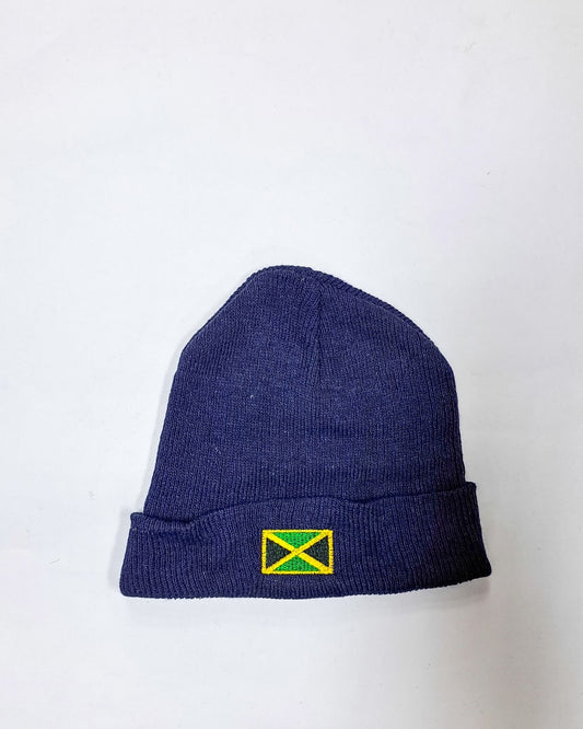 Jamaica Flag Embroidered Unisex Beanie