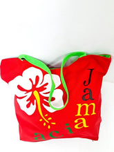 Load image into Gallery viewer, Jamaica Hibiscus Beach Bag
