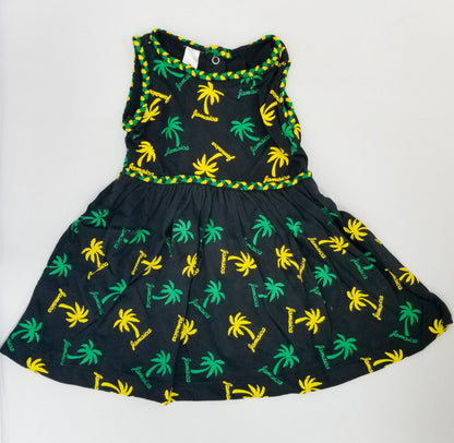 Jamaica Island Palm Infant Dress - 876 Worldwide