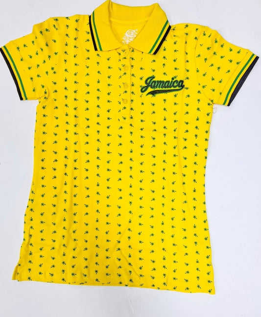 Jamaica Palm Monogram Ladies' Polo