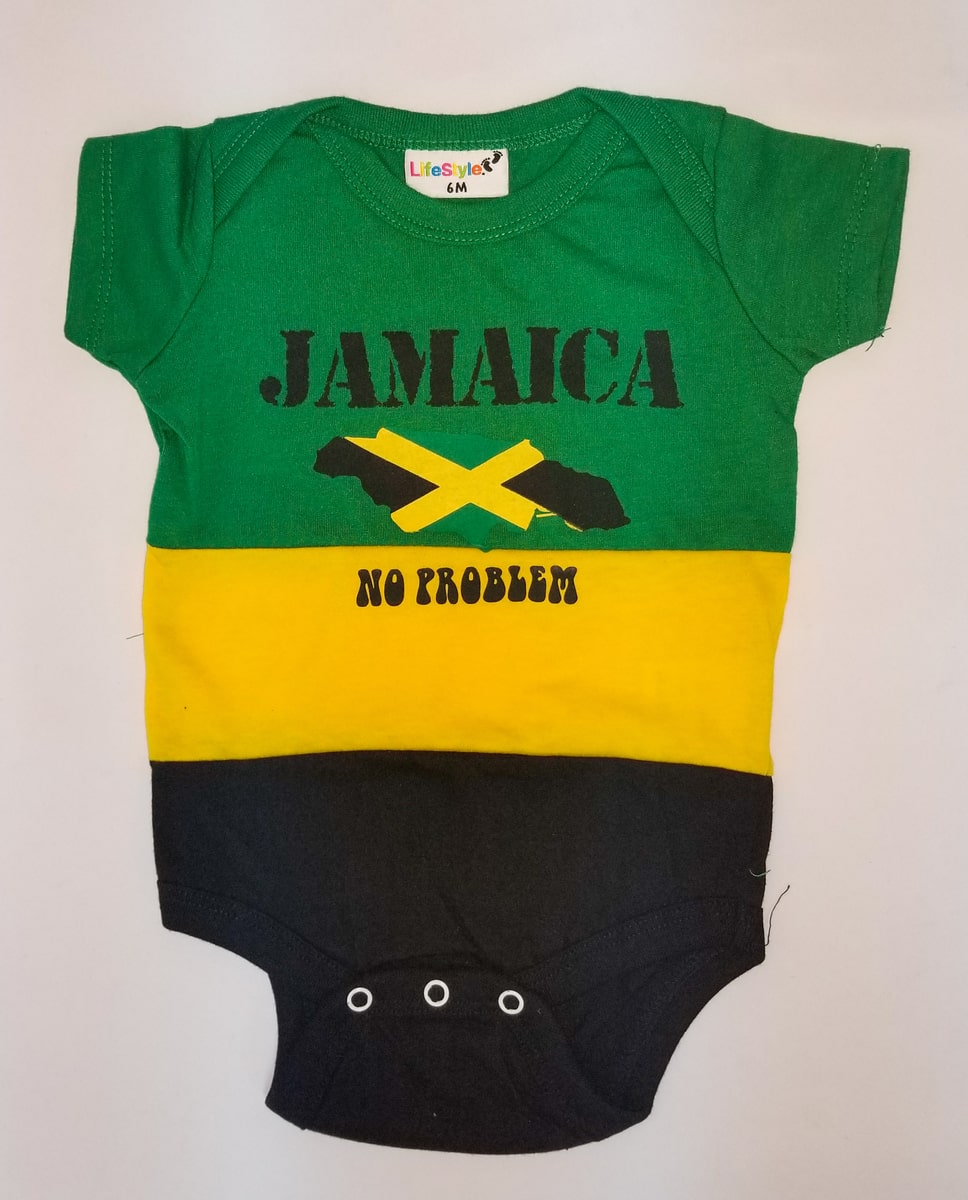 Jamaica 'No Problem' Infant Onesie - 876 Worldwide