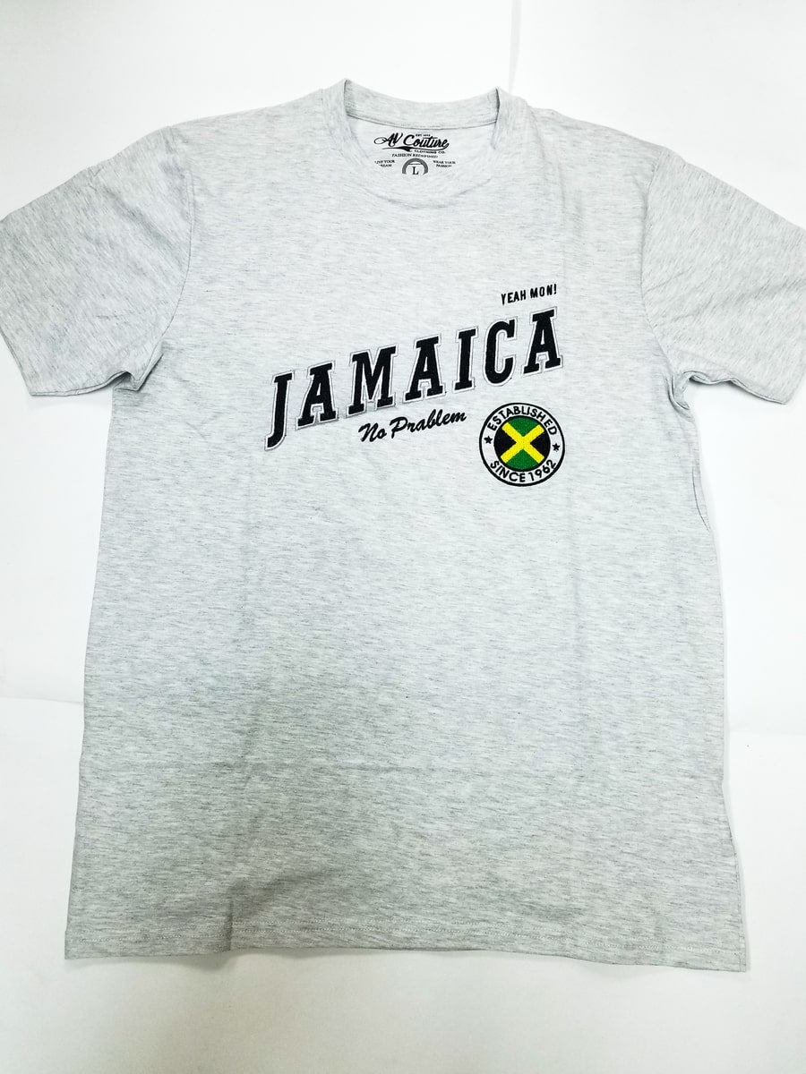 "No Problem" Jamaican Flag Sealed T-Shirt - 876 Worldwide