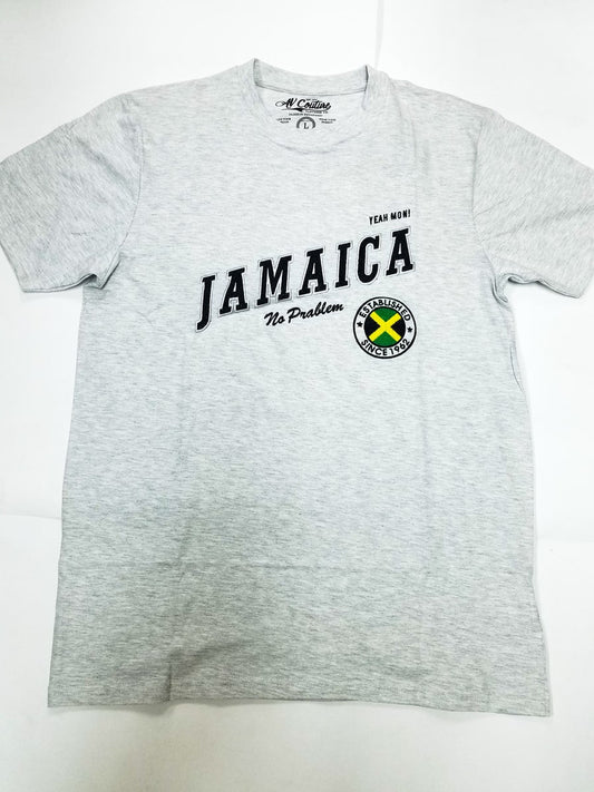 "No Problem" Jamaican Flag Sealed T-Shirt - 876 Worldwide